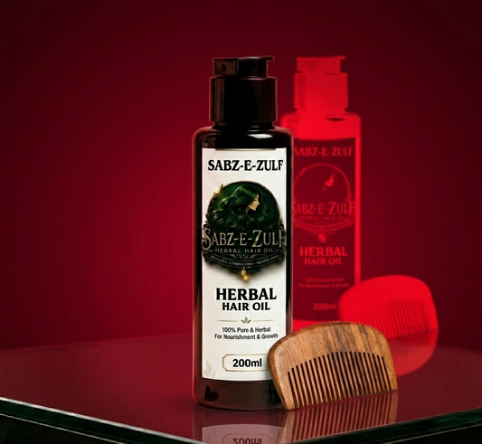 Sabz-e-Zulf Herbal Hair Oil – Natural Hair Growth & Strengthening Formula